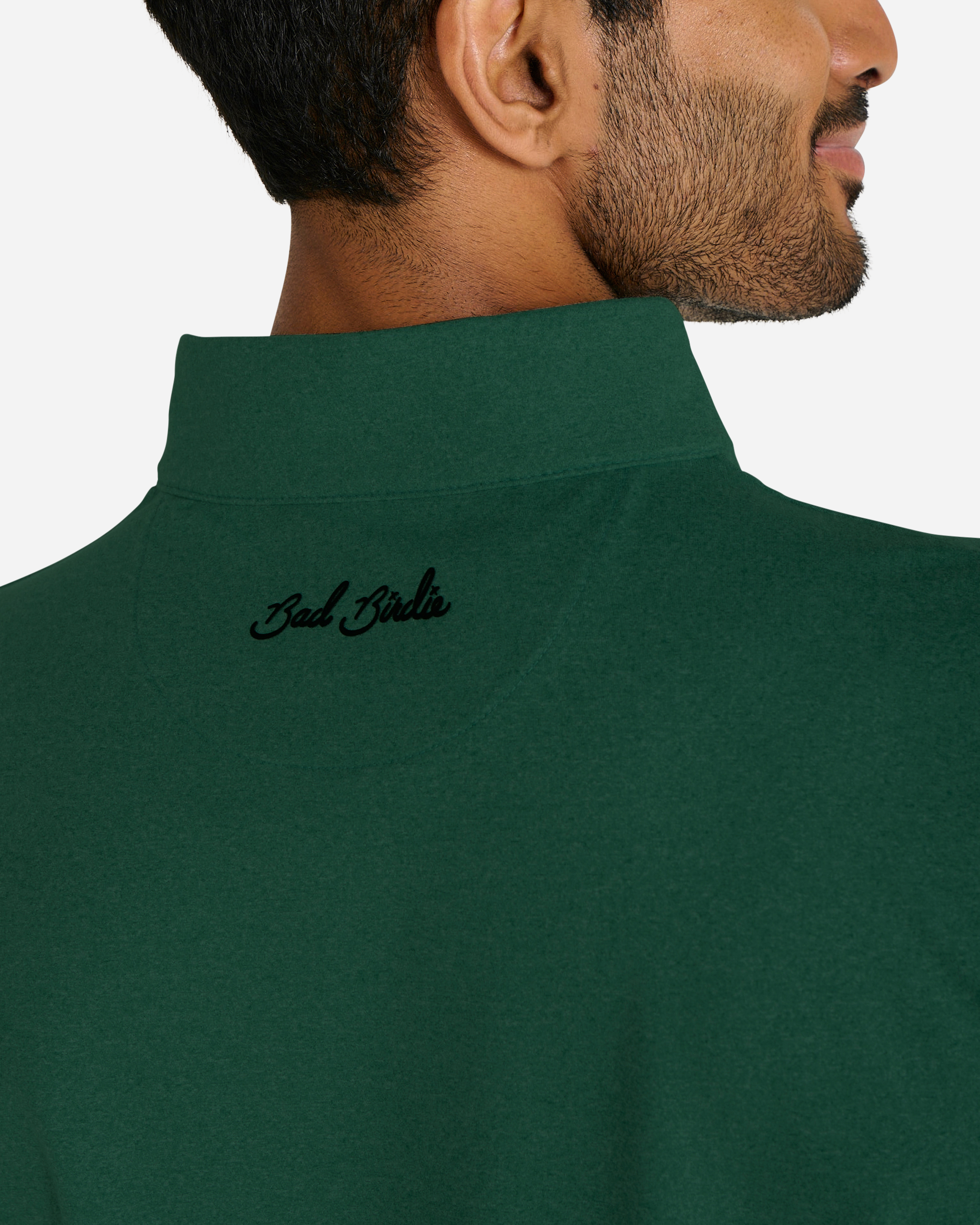 Evergreen Heather Quarterzip - Bad Birdie