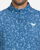 Koi Koi Slate Navy Quarterzip-Men's Quarterzip-Bad Birdie