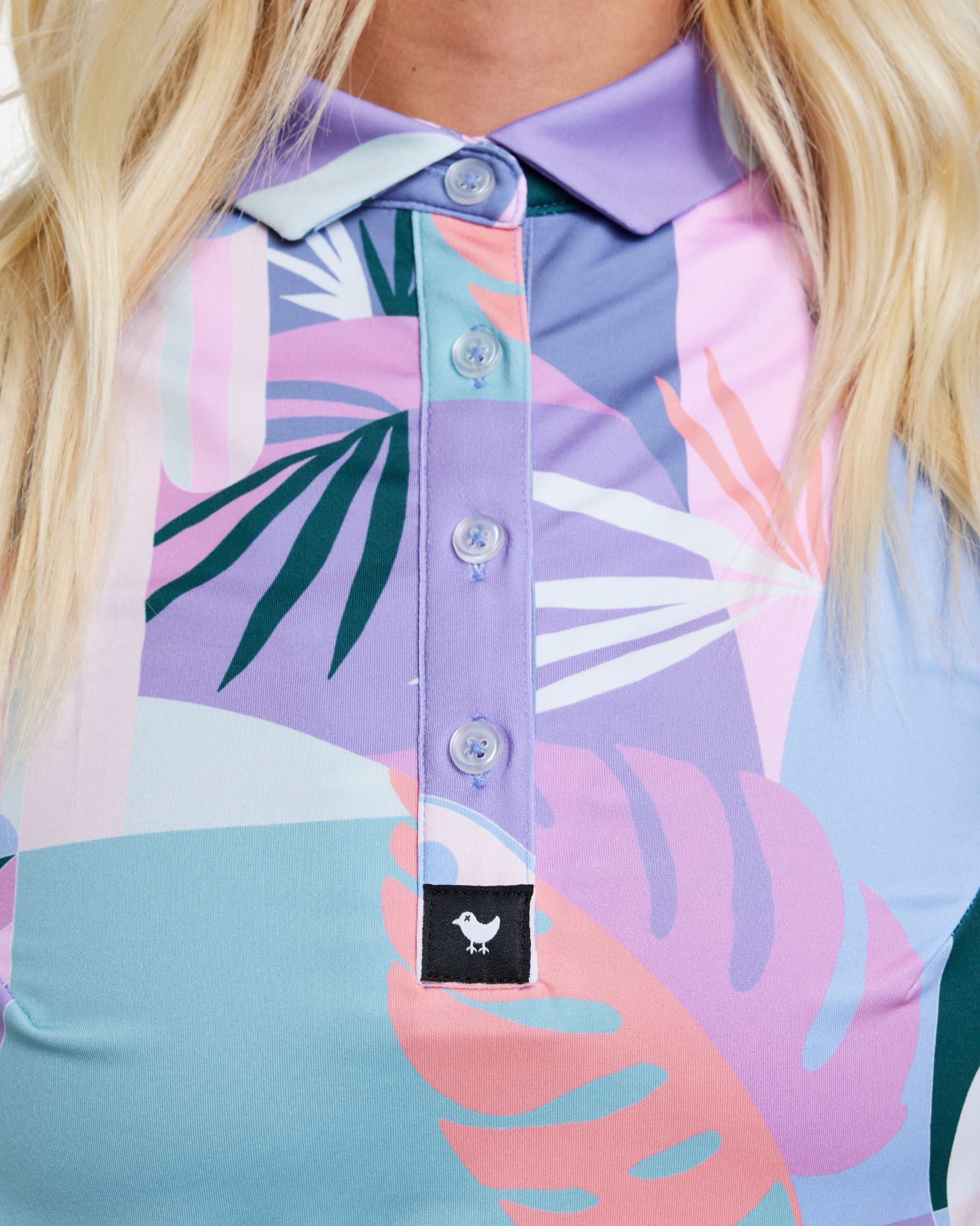Monstera-Women's Polo-Bad Birdie