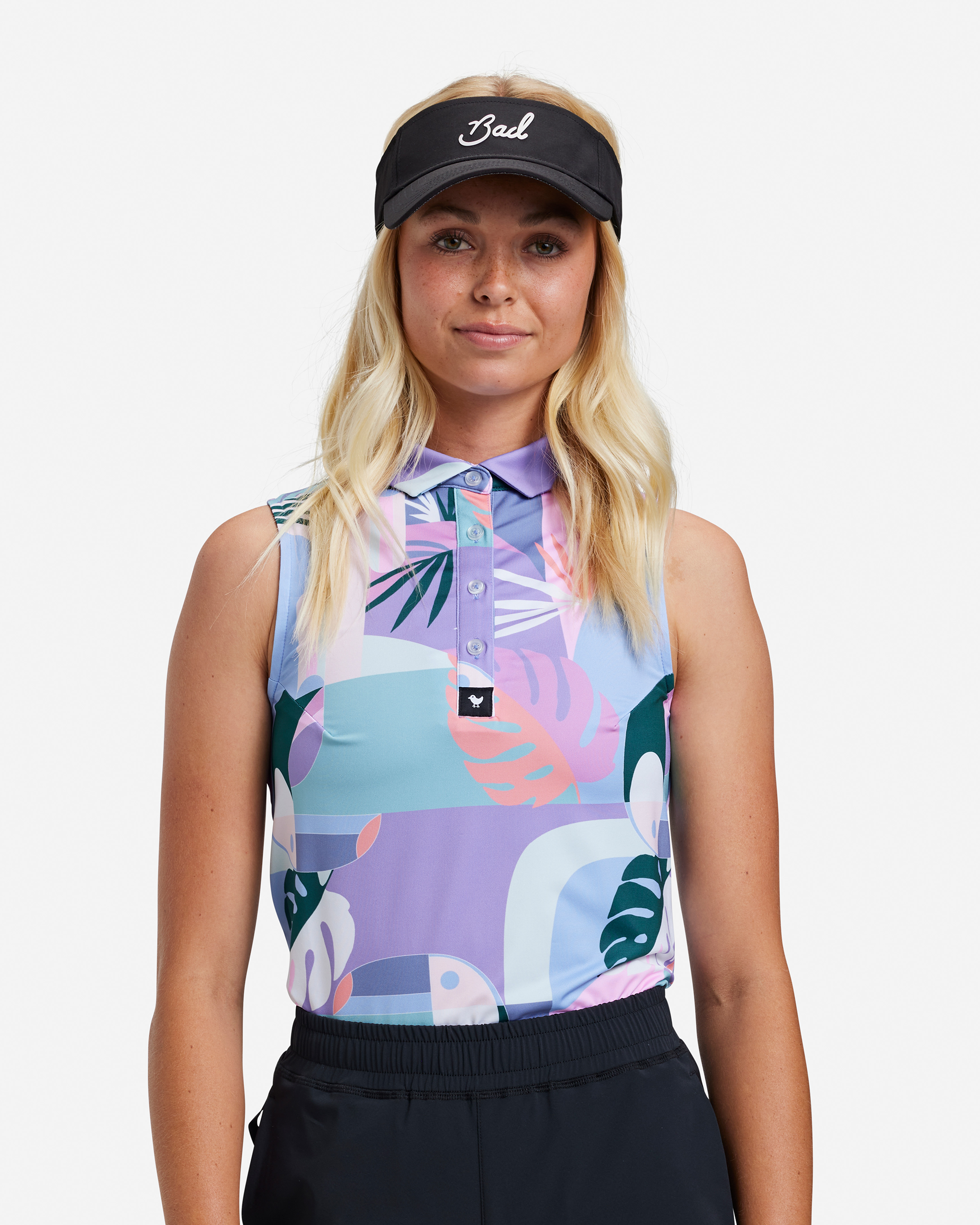 Monstera-Women's Polo-Bad Birdie