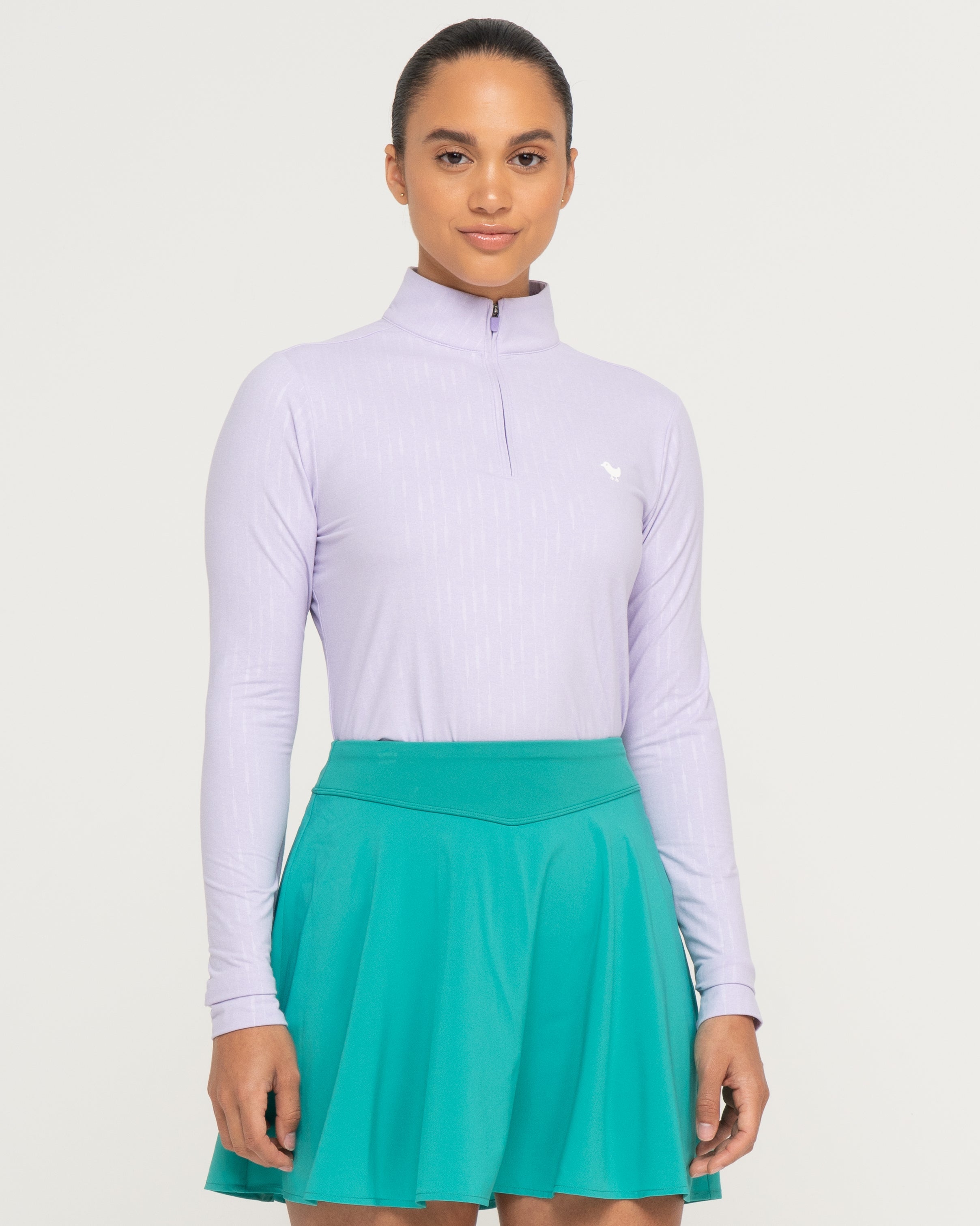 Quarterzip - Cattail Lavender - Bad Birdie