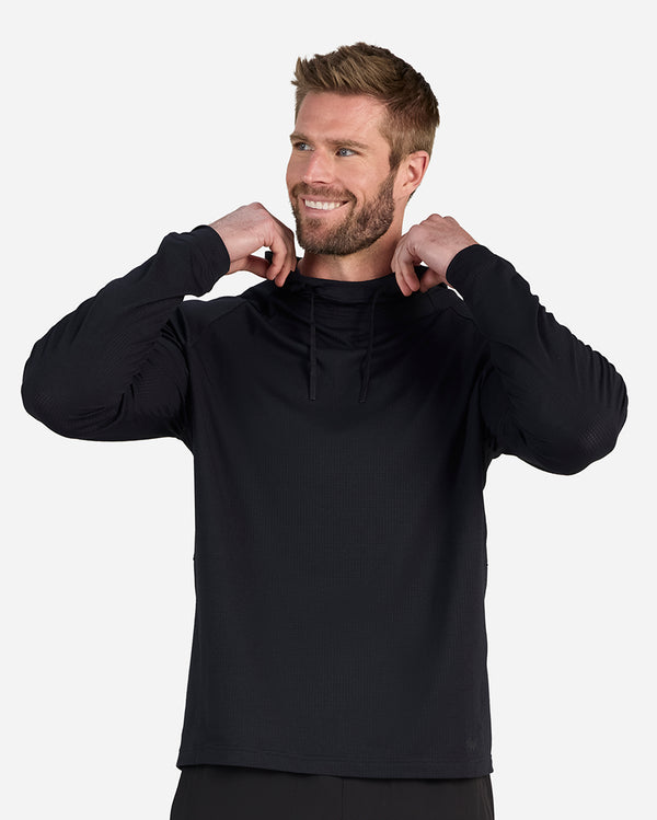 Tempo Cooling Sun Hoodie - Black