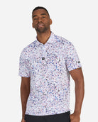 Paint Splatter 3-Men's Polo-Bad Birdie